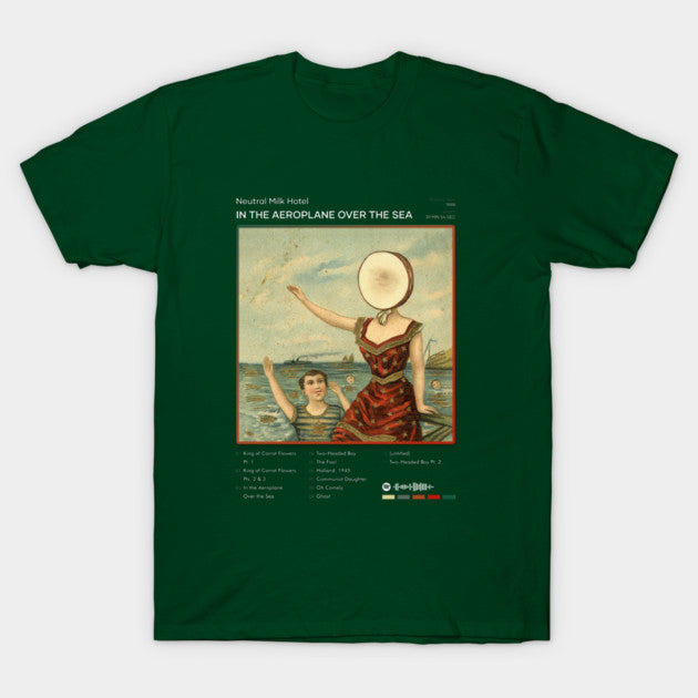 Test - Neutral Milk Hotel - In the Aeroplane Over the Sea Tracklist Album T-Shirt