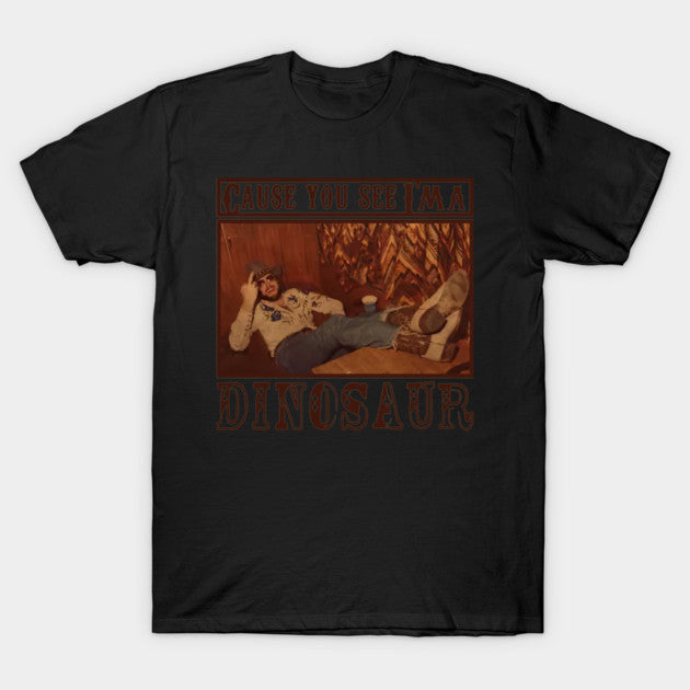Test - hank williams jr vintage - dinosaur T-Shirt