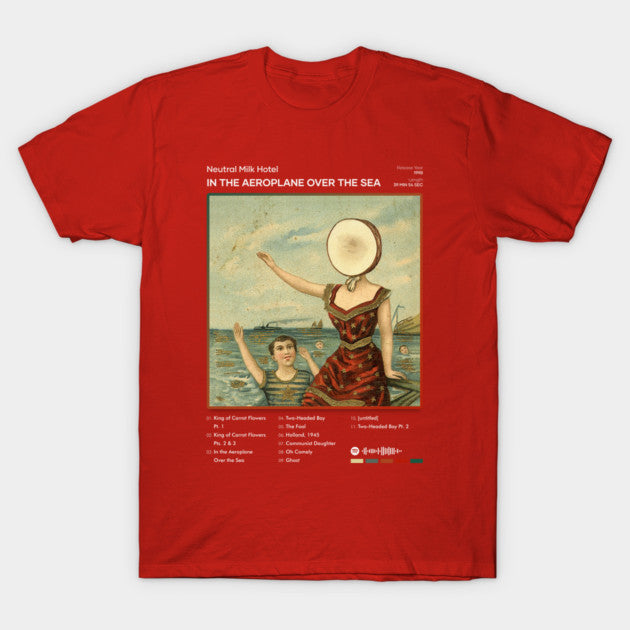 Test - Neutral Milk Hotel - In the Aeroplane Over the Sea Tracklist Album T-Shirt